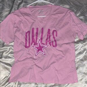 Pink Dallas Cowboys Graphic T-Shirt